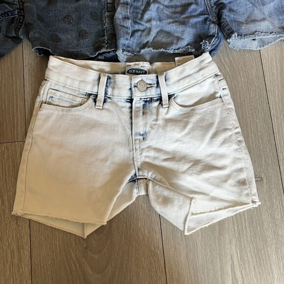 Hudson|Old Navy| Children’s Place Girls Jean Shorts size 6/7 Lot Of 3 - Picture 6 of 14